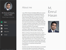 Tablet Screenshot of emrulhasan.com